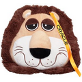 Zoo Pillow Lion with Custom Imprint Ribbon